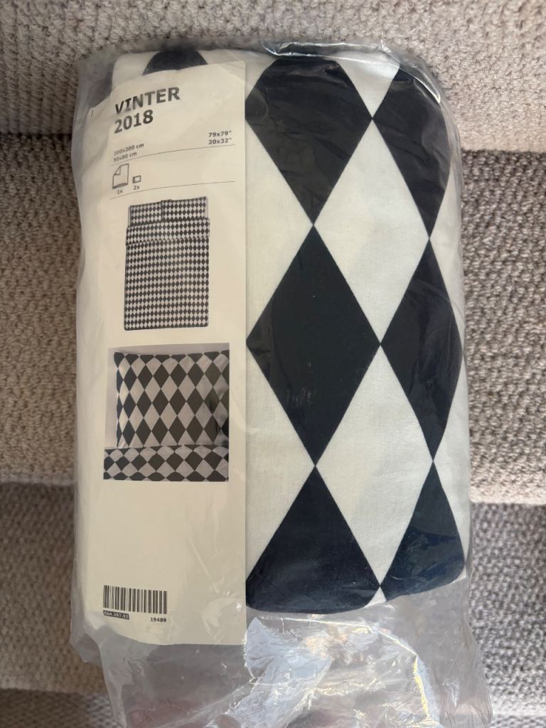 200x200cm Ikea duvet cover & pillow cases