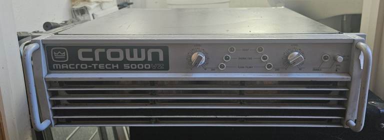Crown Macro tech 5000VZ Power amplifier - Only 1 channel working