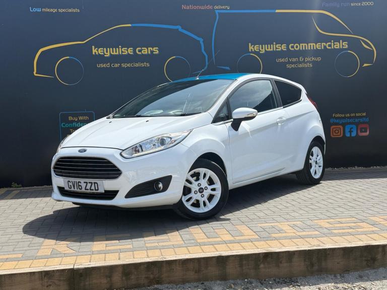  Ford Fiesta 1.0T EcoBoost Zetec White Edition Euro 6 (s/s) 3dr Petrol Manual