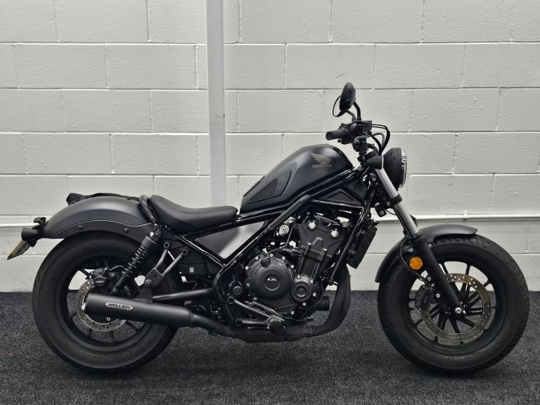 2025 HONDA CMX500 REBEL - ONLY 1213 MILES - MILLER EXHAUST 