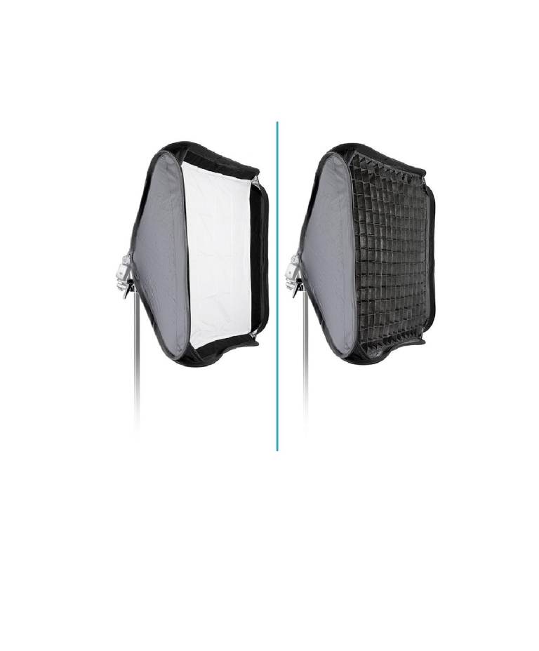 Neewer 24"x24" Softbox with Grid & Flash Bracket – Bowens Mount