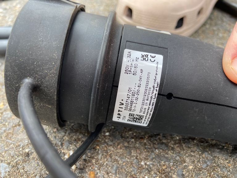 APTIV PEUGEOT CITROEN DS 3 E- Tense PUBLIC EV HYBRID CHARGING CABLE 32A TYPE 2