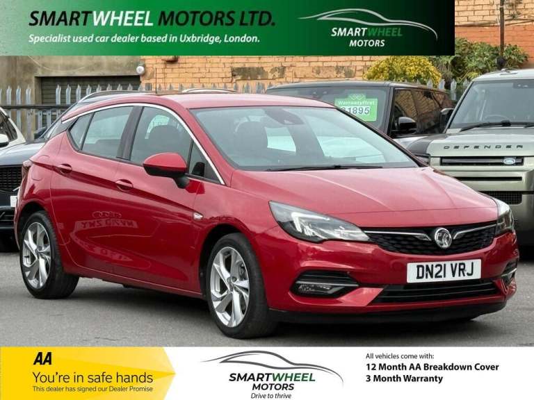 2021 Vauxhall Astra 1.2 Turbo SRi Euro 6 (s/s) 5dr HATCHBACK Petrol Manual
