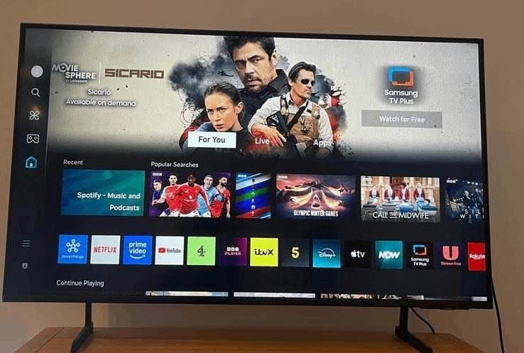 Samsung 43" Crystal UHD SmartTV, With Crystal Processor 4K