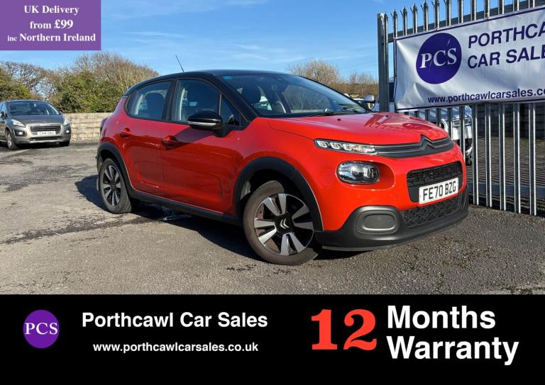 2020 Citroen C3 1.2 PureTech 83 Feel 5dr HATCHBACK Petrol Manual