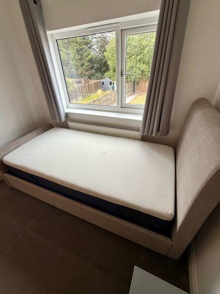 Dreams Wilson  Single Ottoman bed with side lift includes Emma Mattress  2 available 