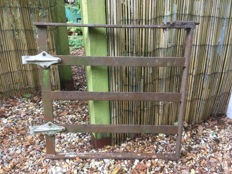 Antique steel Iron garden gate