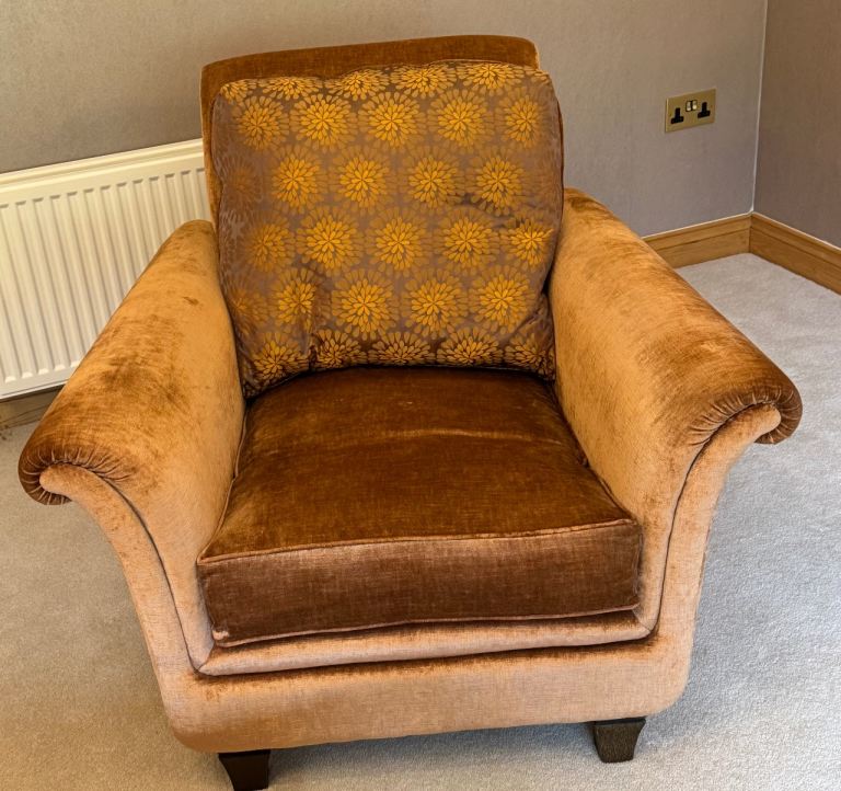 John Sankey chair and two sofas 