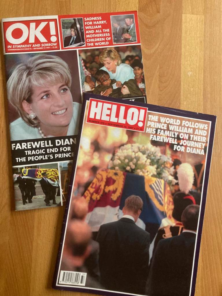 Tribute to Princess Diana Hello! and OK! Magazines (Sept 1997)