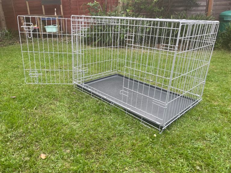 Pets at Home Double Door Dog Crate
