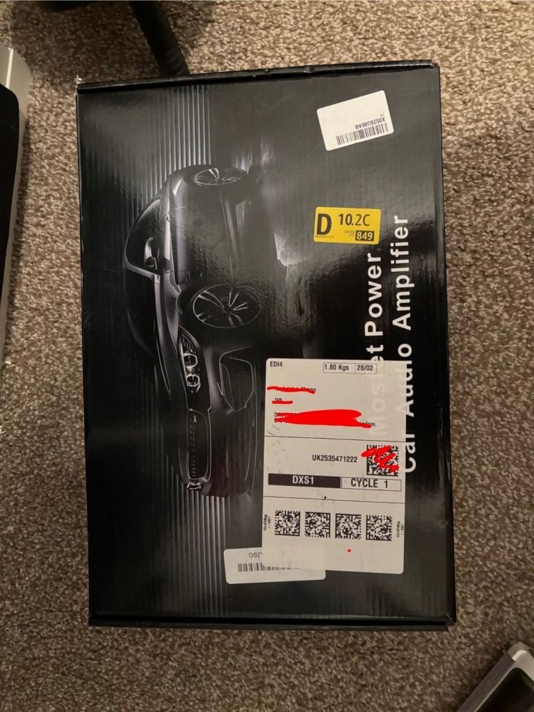Brand New 7900W 4-Channel Car Amplifier (Boxed)