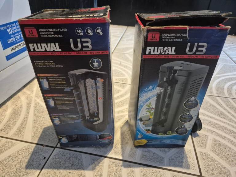 Aquarium fluval U3 filters