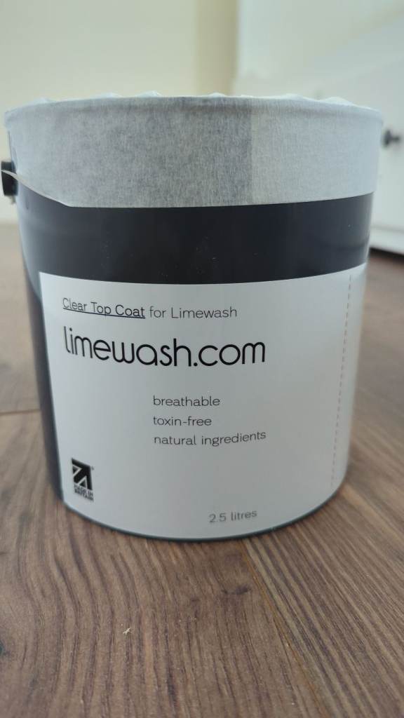 Top Coat sealer for limewhased interior walls