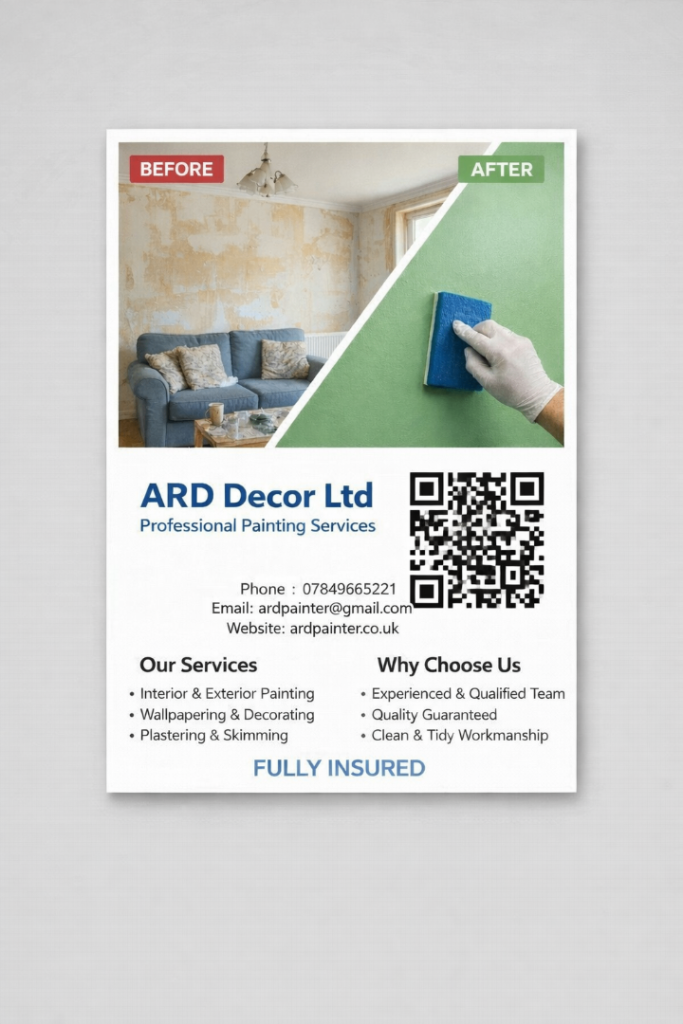 Painting & decorating services 
