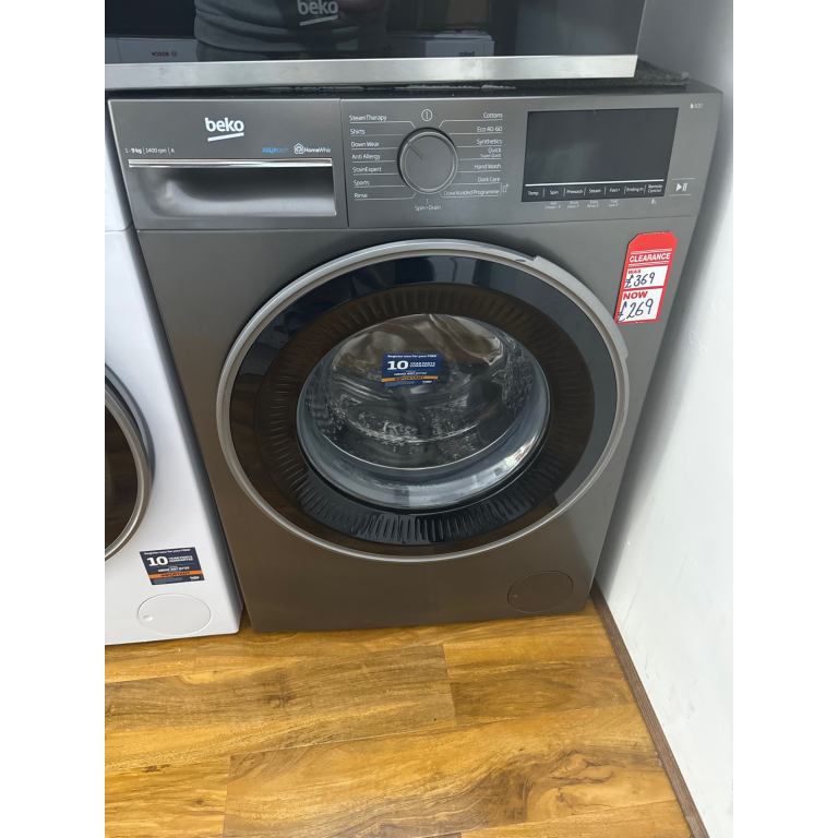 😁New😁Rrp £369! Beko 9kg Pro Washing Machine - Graphite / Anthracite 