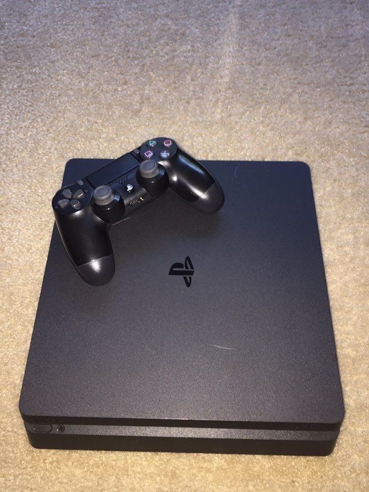 Sony PS4 Slim Console with Controller – Black, Good Condition