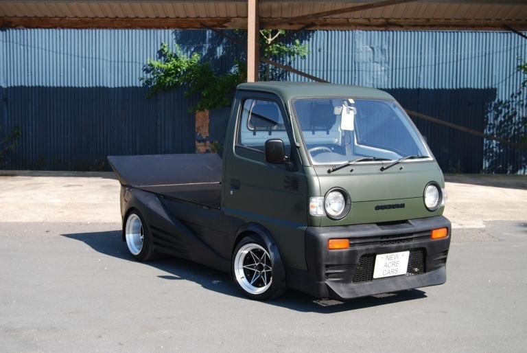 SUZUKI CARRY HELLO SPECIAL MODIFIED CARRY PICKUP TRUCK 660CC Green Manual Petrol