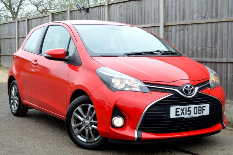 2015 Toyota Yaris 1.0 VVT-i Icon Euro 6 3dr HATCHBACK Petrol Manual