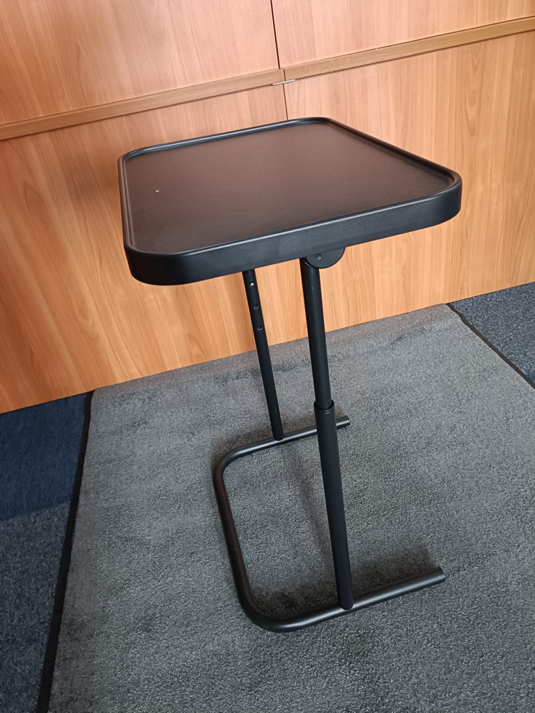Height adjustable laptop table - £40+VAT