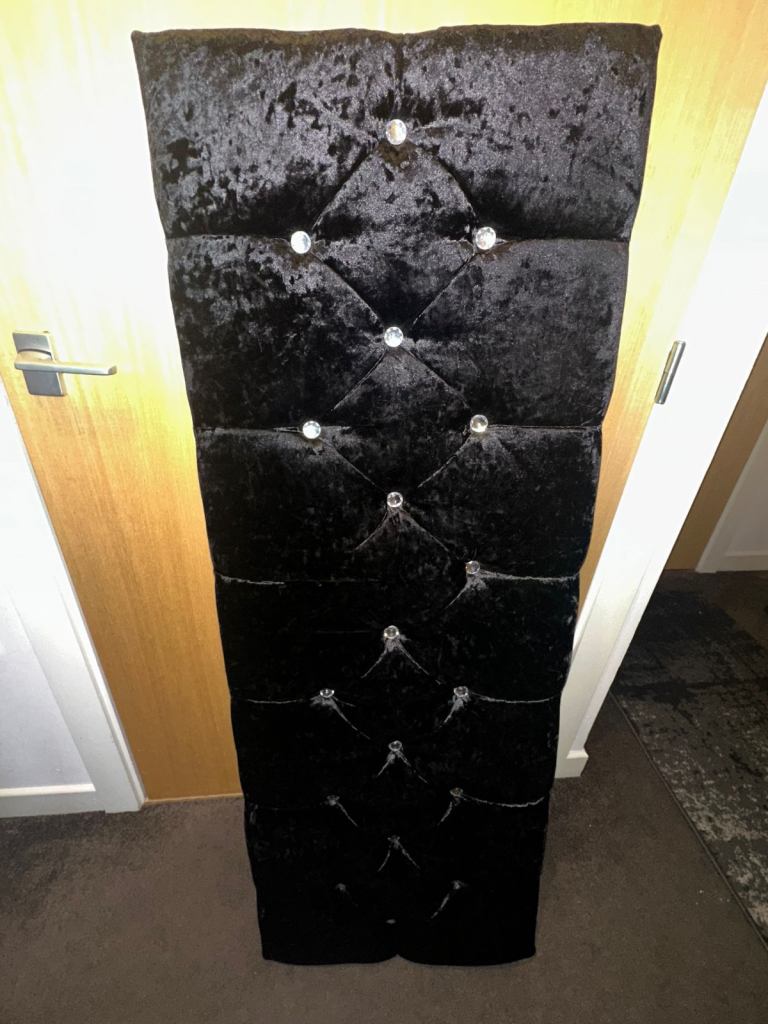 image for Black Double Bed for Sale – Great Condition! 