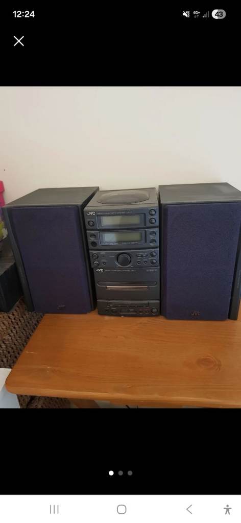 JVC Micro hifi system 