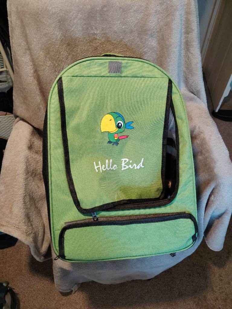 Hello Bird budgie/parrot backpack 