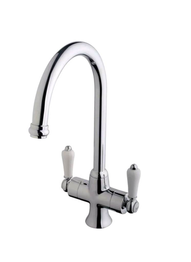 Cooke & Lewis Chambley Antique Chrome Finish Monobloc Mixer Tap
