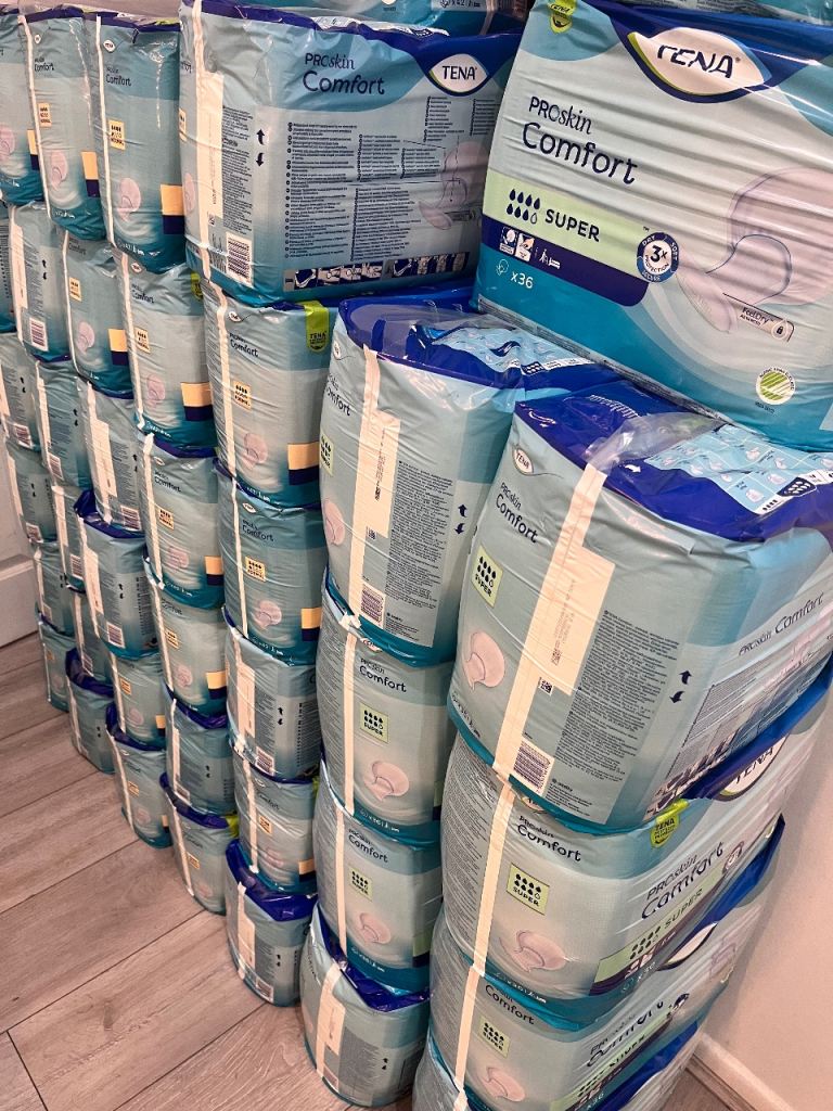Tena incontinence pads 40 packets 