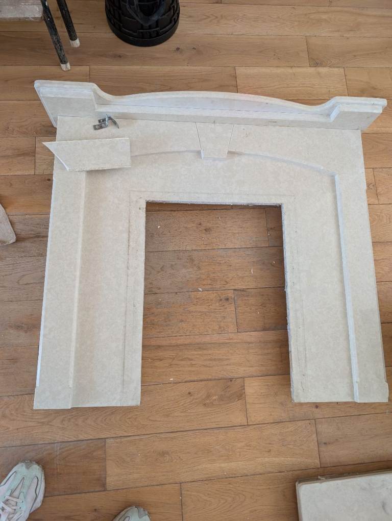 FREE Fire Surround – Stone/Marble Effect Fireplace Surround