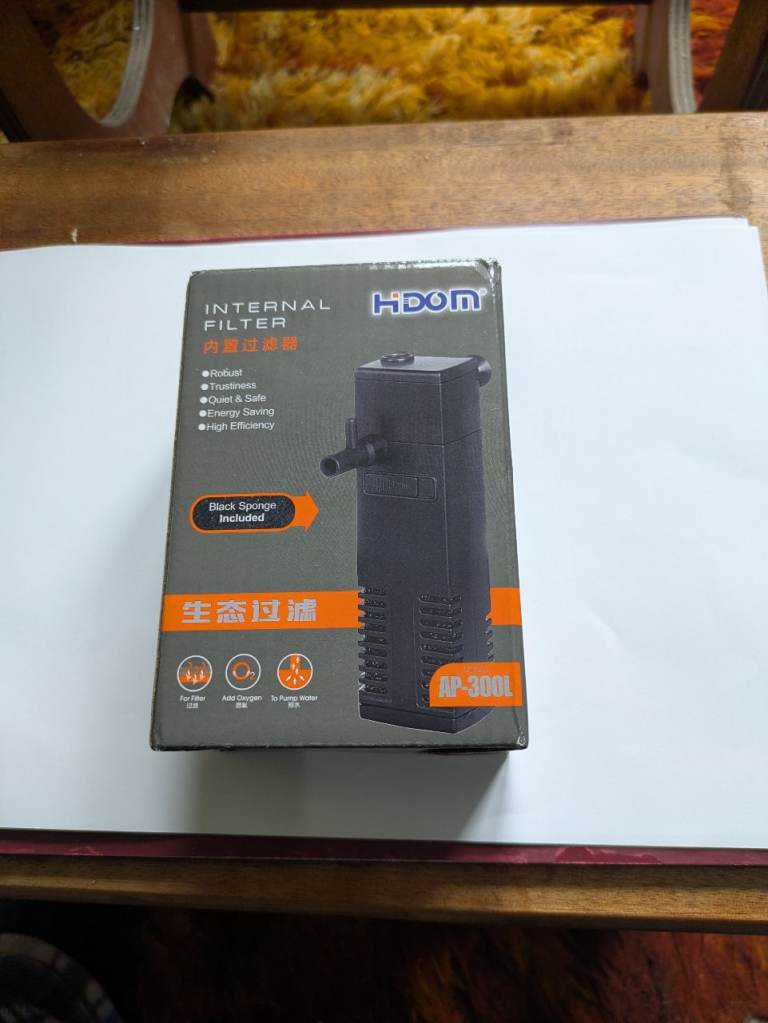 New fish tank filter 