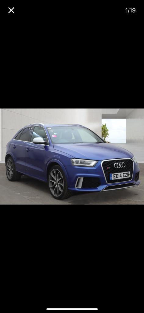 2014 Audi RS Q3 2.5T FSI Quattro 5dr S Tronic ESTATE Petrol Automatic