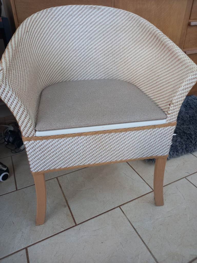 Wooden frame wicker Commode