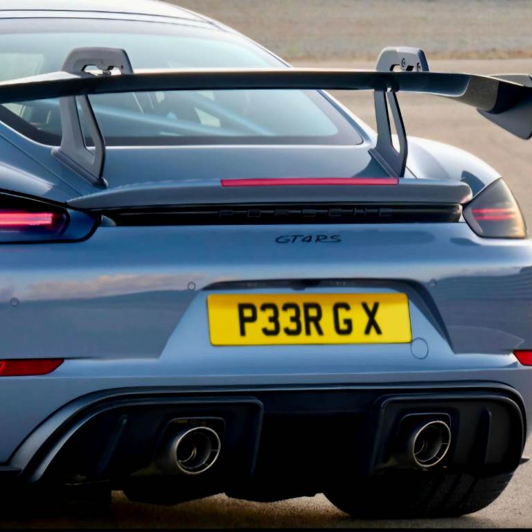 Private number plate