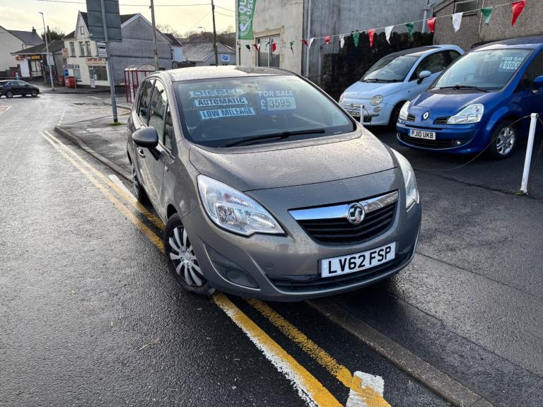 2012 Vauxhall Meriva 1.7 CDTi 16V [110] Exclusiv 5dr Auto MPV Diesel Automatic