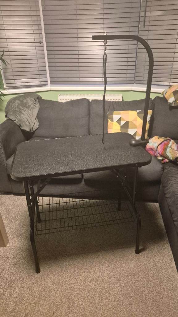 Pet Grooming Table - Adjustable and Foldable 