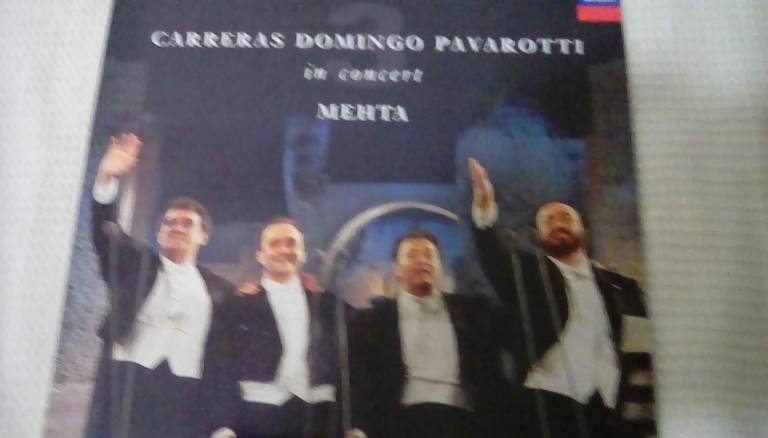 Carreras Domingo. Pavarotti LP vinyl