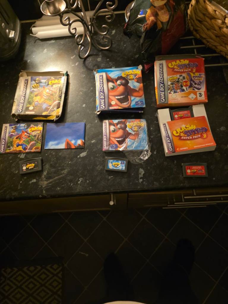 Gameboy advance games boxed 