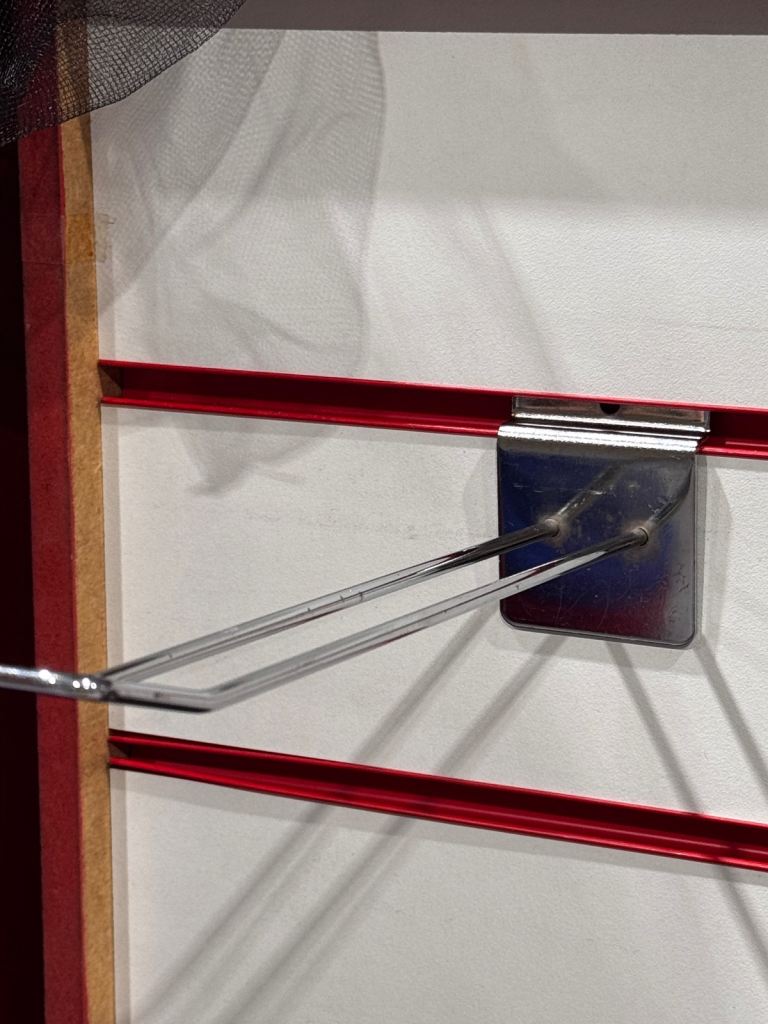 Slatwall Euro Hooks 25 cm | 60 hooks