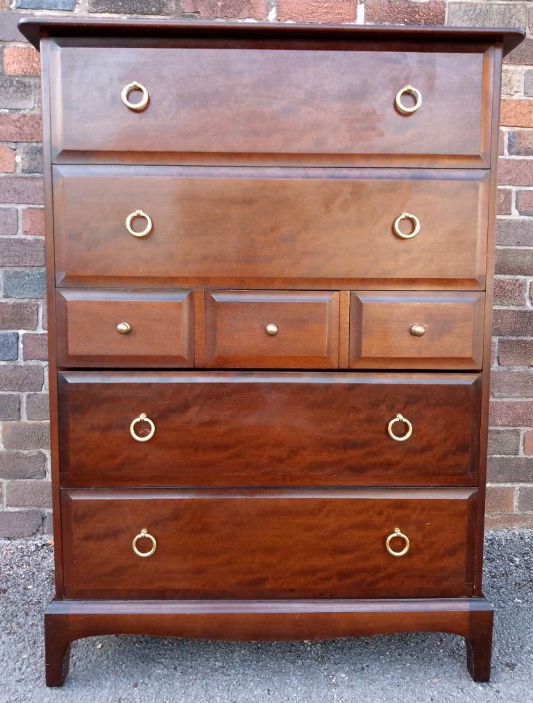 Stag Minstrel Tallboy Chest of Drawers 
