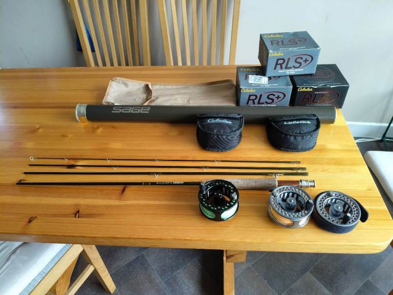 Sage Z-Axis Fly Fishing Rod and Cabela's RLS+ Reels