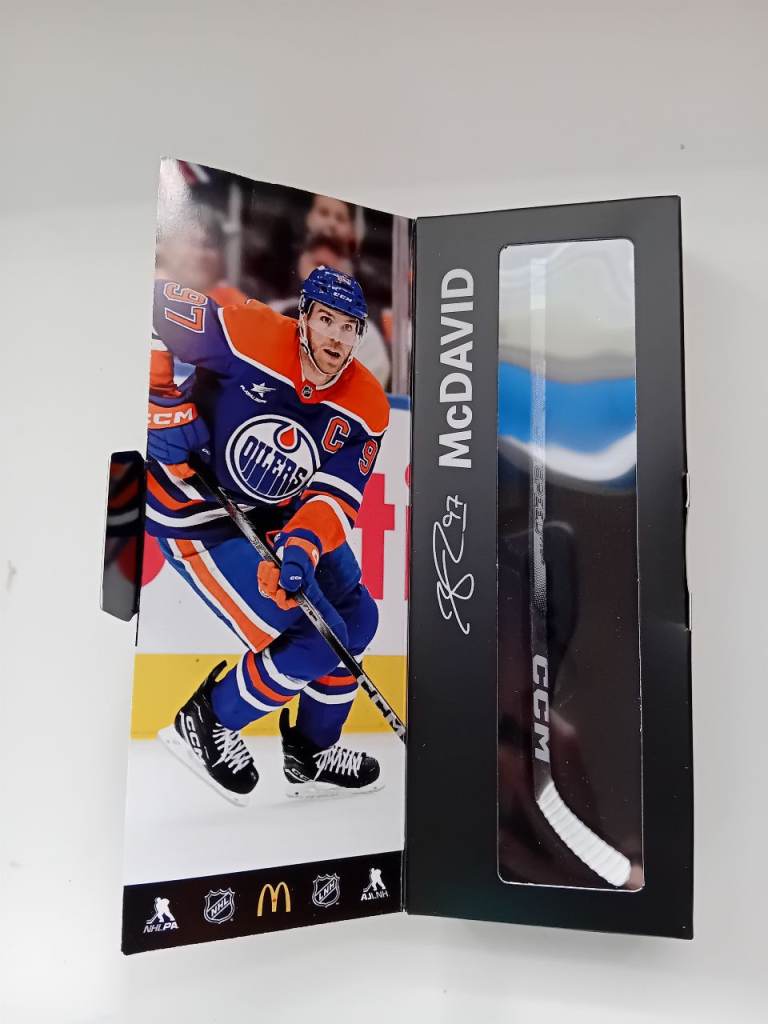 Official NHL Mini Star Sticks,  Connor McDavid,  new