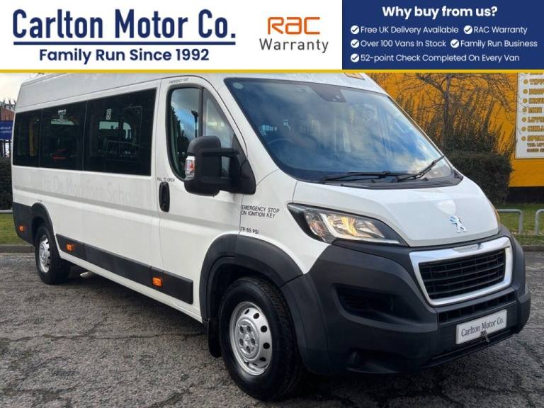 2018 Peugeot Boxer 2.0 BlueHDi 440 L4 H2 [ MINIBUS WAV  WITH COIF] Euro 6 (130 ps) Mini Bus Diese...