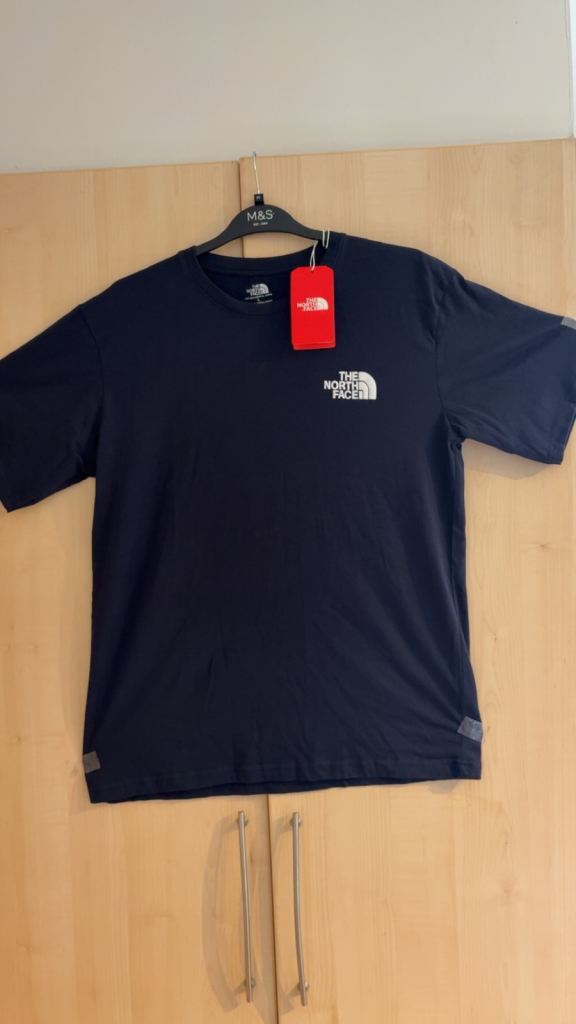 New The North Face Black T-Shirt with Tags