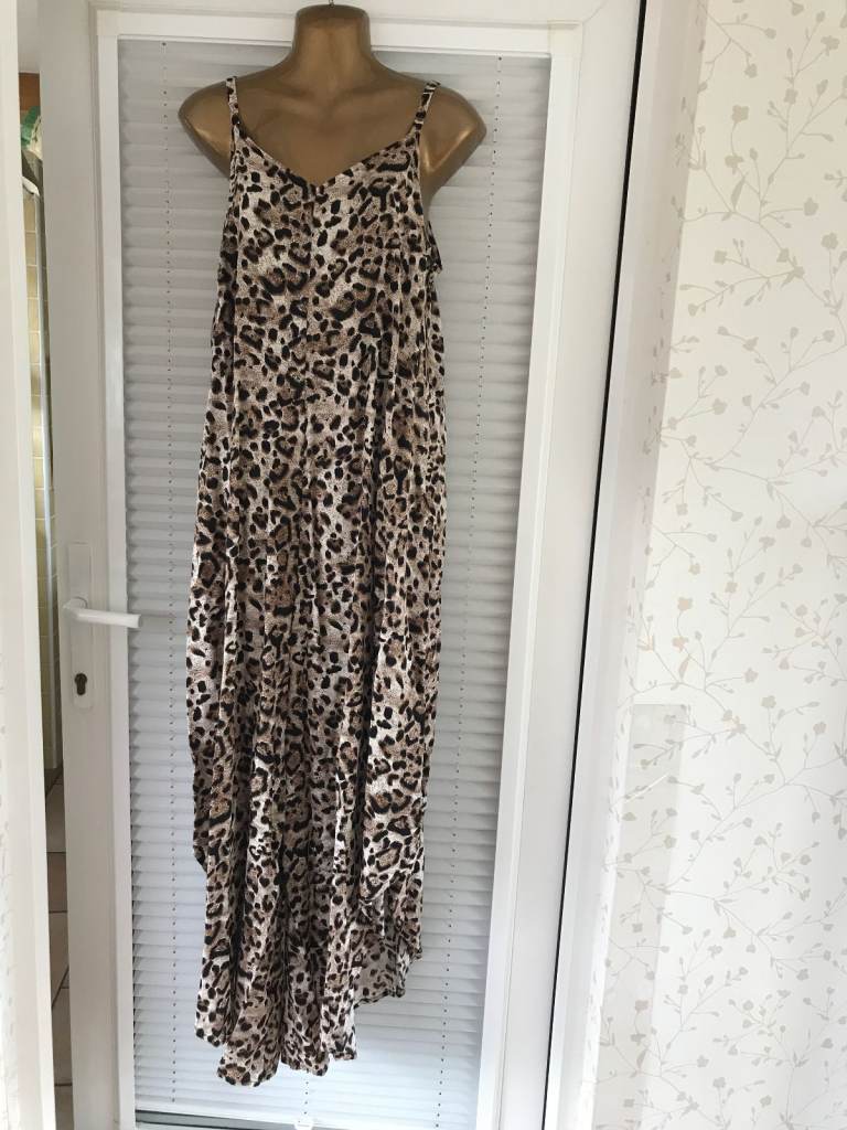 ANIMAL PRINT JUMPSUIT - MEDIUM/LARGE - NEVER WORN