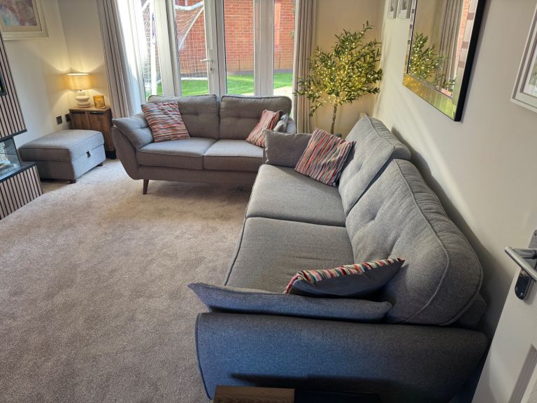 DFS French Connection Zinc sofa’s