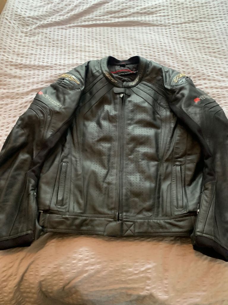 RST leather Motorcycle Jacket 