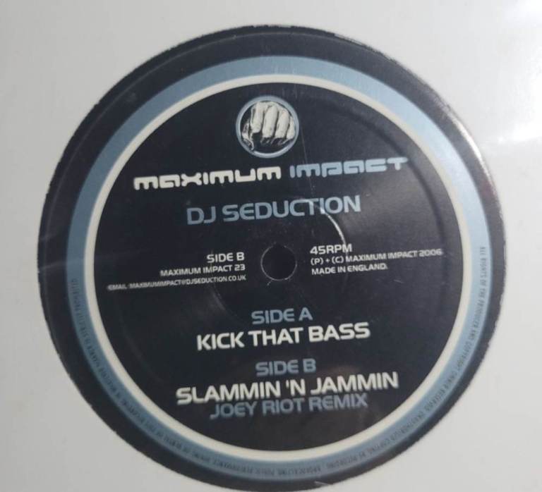 Maximum Impact - DJ Seduction / Raise Your Hands 12" Excellent Condition r1/1