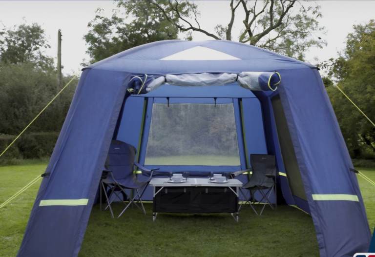 Berghaus air dome shelter
