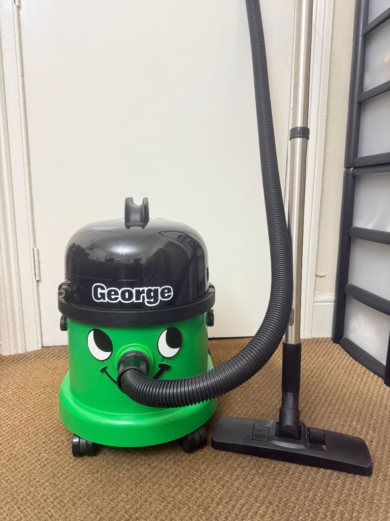 Numatic George GVE370 — As New, Used Less Than 10 Times — Full A26A Kit + 9 Dust Bags + Manual