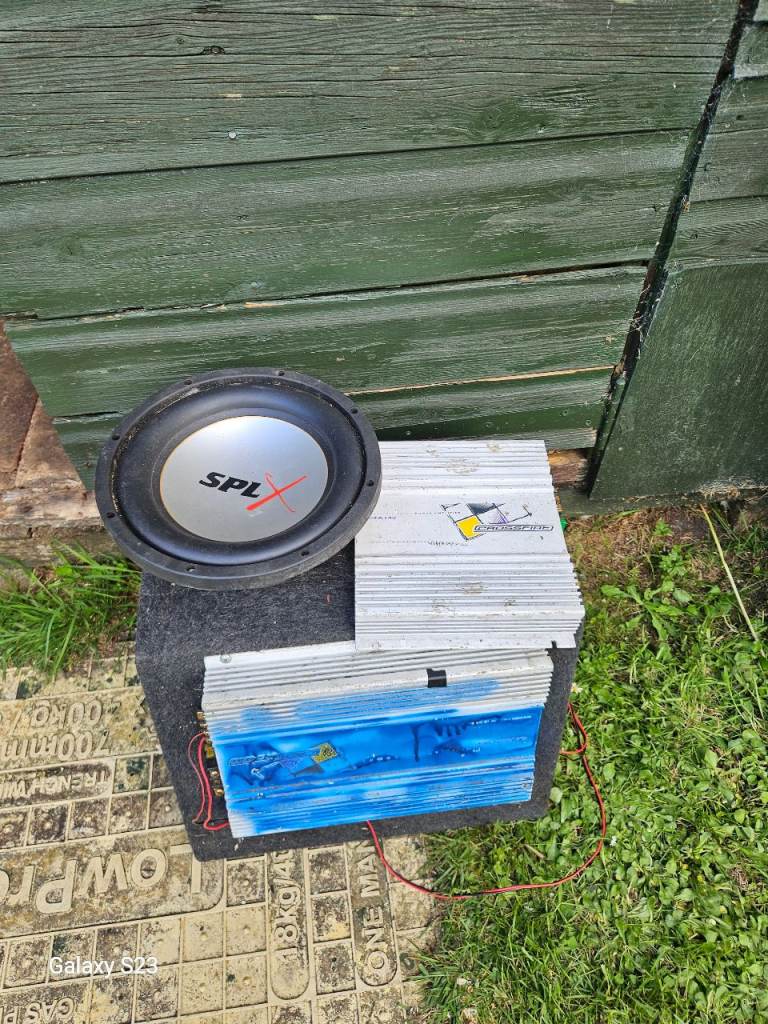 Subwoofers and amps